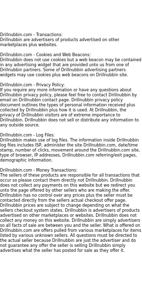 drillnubbin privacy