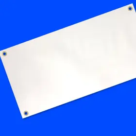 4less 709257250526 4 Less Co 2x6 Feet Blank Vinyl Banner White 24 Inches By 72