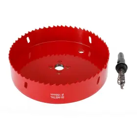 Kc-0243 8milelake 6 Inch 150mm Hole Saw Blade Bi Metal Speed Slot Drilling Cutter Woodworking Tool