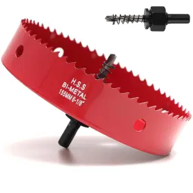 Rc-0208 8milelake 6 Inch 150mm Hole Saw Blade Bi Metal Speed Slot Drilling Cutter Woodworking Tool