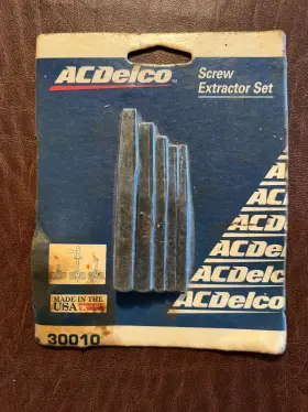 30010 Ac Delco 5pc Screw Extractor Set Made In Usa