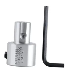 0519-8000 Accusize Co. Ltd. 3/4 Inch Weldon Shank To Nitto One Touch Weldon-3/4