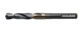 Accusize Industrial Tools 663566209166 9/16 Inch Ansi M35 Cobalt Drill Bit 1/2 Shank 135 Split Point Heavy-duty Hss