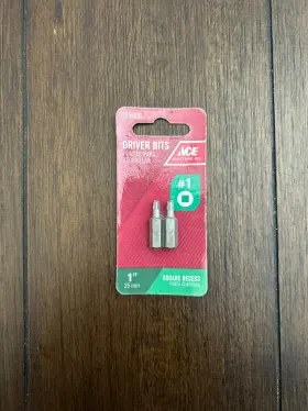 Ace 2058089 Driver Drill Bits 1 Inch Square Recess #1 Hardware