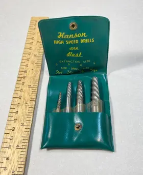 Ace 524205 Hanson Screw Extractor Set 4 Pc Spiral Bit Sizes Usa