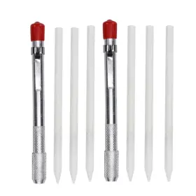 Ackeivto 754909901790 2 Soapstone Holders Round With 6 Refills Pens For Welding Tools And We