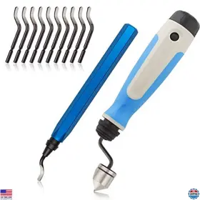 B07thp63ty Acrux7 Hand Deburring Tool Kit 11pcs With Rotary Blades And Countersink For Metal Wood