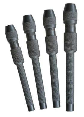 58-0196 Acu-min 018018801960 Moody Tools 4-piece Hollow Core Pin Vise Set
