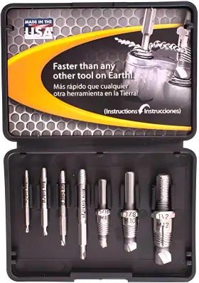 7017p Alden 727708007017 Tools Grabit Select Series 7 Piece Screw And Bolt Extactor Kit - Made I