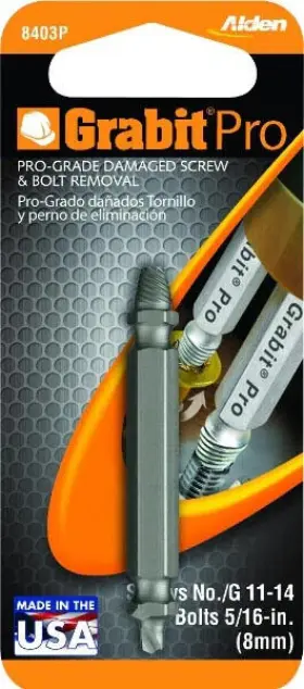8403p Alden Grabit Pro Extractor Tool #3 Bolt 5/16/screw# 11/14 Made In Usa
