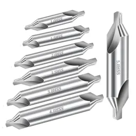 Amy-17 Aleric Center Drill Bits Set - High Speed Steel Bit Countersink Tools F