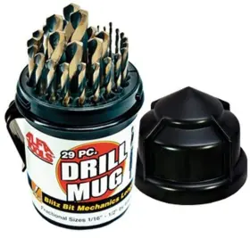 Bbml74290dm Alfa Tools Blitz Bit Mechanics Length Drill Mug 29 Piece