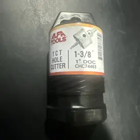 Chc74463 Alfa Tools 1-3/8 Inch Carbide Tipped Hole Cutter 1 Depth Of Cut