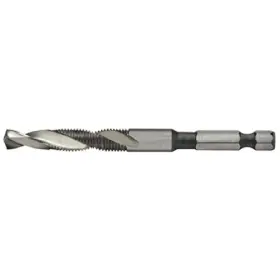 Dtml66111 Alfa Tools 3/8-16 135 Split Point Bright Finish Combination Drill Tap 1/4 Inch Shank 6ea