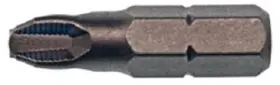 Hsb16091c Alfa Tools 1 Inch Overall Phillips Square Quadrex Bit Carded