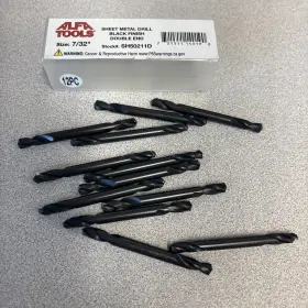 Sh50211d Alfa Tools Sheet Metal Double Ended Drill Bits- 7/32 Inch - Sh50211d- Lot Of 12
