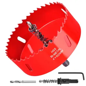Allwin 616943715033 4 Inch 102mm Hole Saw For Wood Plastic Board Ceiling Drywall And Metal Sheet