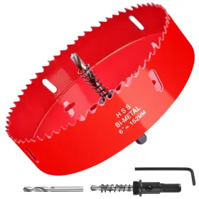 Al-23ss05 Allwin 6 Inch / 152mm Hole Saw For Wood Plastic Board Ceiling Drywall And Metal S