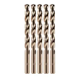 Amoolo 778716244581 3/8 Inch Cobalt Drill Bit5pcs M35 Hss Metal Bit Set For Hard