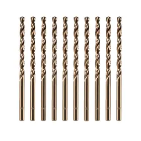 Amoolo Am0020017 9/64 Inch Cobalt Drill Bits 10pcs M35 Hss Metal In