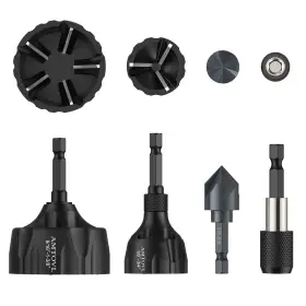Avl058 Amtovl 4pcs Deburring External Chamfer Tool And Countersink Drill Bit Set - Yg8