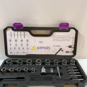 Apn02 Anpuds Bolt Extractor Screw Set 21 Piece Easy Out Broken