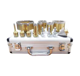 Dhst58001k3 Antengdatool Dry/wet Diamond Hole Saw Kit Porcelain Tile Core Drill Bits Set Cutter For C
