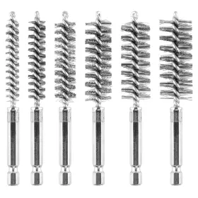 Ao-ca77 Aoklit 6pieces Wire Brush Drill Bore Cleaning Brushes Set With 1/4 Inch Hex Shank St