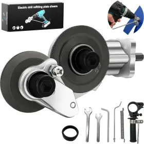 Aotabic 798623913943 Electric Metal Nibbler Drill Attachment - Upgraded Shears For Cutting F
