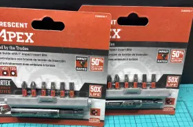 Cabogir-7 Apex 2- Crescent 3 Inch Drive Guide With 1 Impact Insert Bit Sets #2ph #2 Sq T25