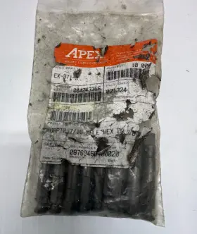 Ex-371-3 Apex Qty 10 7/16 Inch Hex Power Drive Extension 3/8ftft Male Square 3 Oal