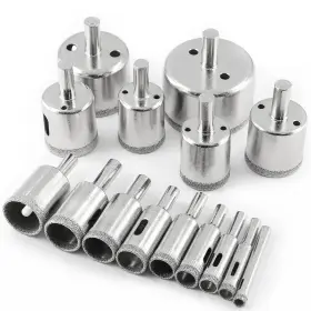 Ast220218-602 Aracombie 15 Pack Diamond Hole Saw Kit Ceramic Tile Drill Bits Tipped Bi