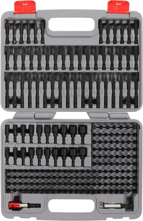 31023 Ares 31023-208-piece Impact Security Bit Set Phillips Robertson Tamper Hex