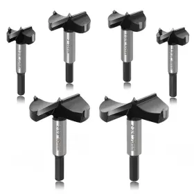 As0089 Asnomy 6pcs Large Size Forstner Bit Set 1-3/8 Inch To 2-3/4