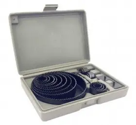 Ate 789611021948 16 Piece Large Hole Saw Drill Bit Kit For Wood Abs Pvc Cutting Drilling Holesaw