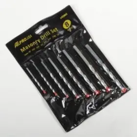 Ate 789611023355 8 Piece Carbide Tip Drill Bits