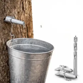 Pt-0106 Atlantic Rush Maple Syrup Tree Tapping Kit - Includes 2 0.4375 Inches Flute