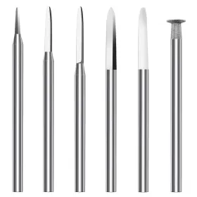 250515c-0001 Auniwaig Wood Carving Drill Bits Set For Dremel Rotary Tool 6pcs Engraving Accesso