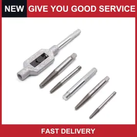 Automall Tech 656320602723 Universal 6 In 1 Broken Damaged Bolt Screw Extractor Set Remover Tools Pack Of