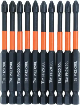 Autotoolhome 313028833834 10pcs Phillips Bits #2 High Torque Impact Driver Magnetic 2