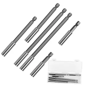 Auuti 530510 2.4/4/6 Drill Bit Holder With 6-piece Extension Set 1/4 Hex Magnetic
