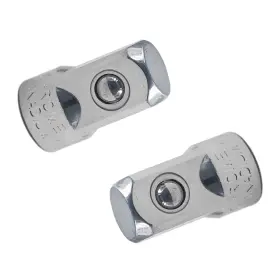 L0856 Auxbc 2pcs 3/8 Inch Drive F X 1/2 M Crv Steel Socket Adapter Female To Male I