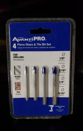 Pmagt1050-s4 Avanti Pro Glass And Tile Drill Bit Set 4 Piece