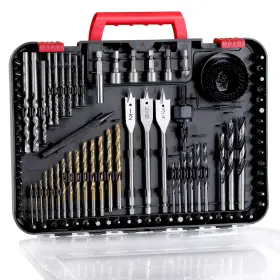 Axdbs100b Avid Power Drill Bit Set Titanium Twist Brad Point Driver Bits And Screwdriver B