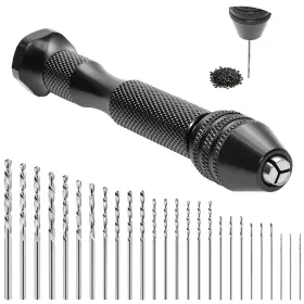 1-htus Ayzylpth 25090 Micro Drill Bit Set With 26pcs Hss And Carbon Steel Bits 0.53.2mm