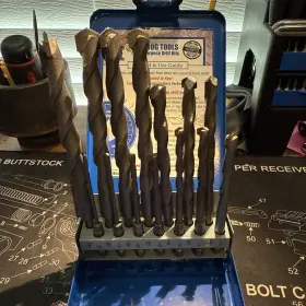 Bdt-14 Bad Dog 14 Piece Multipurpose High Speed Drill Bit Set. Unique Carbide Open Box