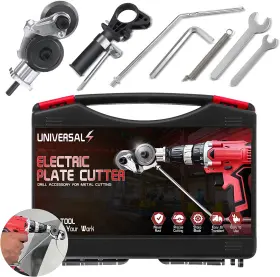 Epc768305 Batemen New Upgrade Electric Drill Plate Cutter Universal Metal Nibbler Attachmen