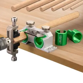 Baystmam 743623439856 Double Cutting Dowel Maker Jig Kit Carbide Inserts Stable Imperial White