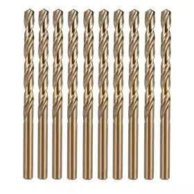 Becollo 761594352370 7/32 Inch Cobalt Drill Bit Set 10 Pcs Twist Bits For Hard Metal And Cast Iron