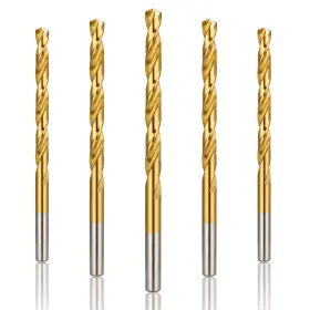 Becollo Gsg-bkl0tcz2-mk-16 9/32 Inch Titanium Drill Bits Hss Metal Jobber Length Twist 135 Spl